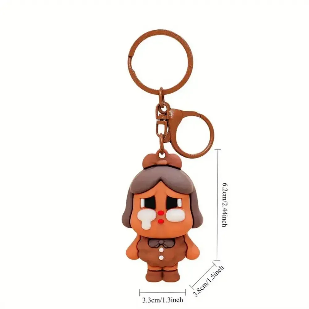 POPMART Crybaby Crying Again Series Figures Keychain - Brown
